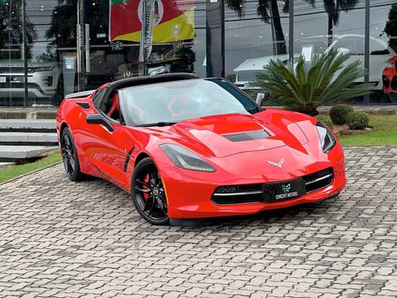 CHEVROLET CORVETTE 6.2 STINGRAY CONVERSÍVEL V8 GASOLINA 2P AUTOMÁTICO CHEVROLET CORVETTE 6.2 STINGRAY CONVERSÍVEL V8 GASOLINA 2P AUTOMÁTICO